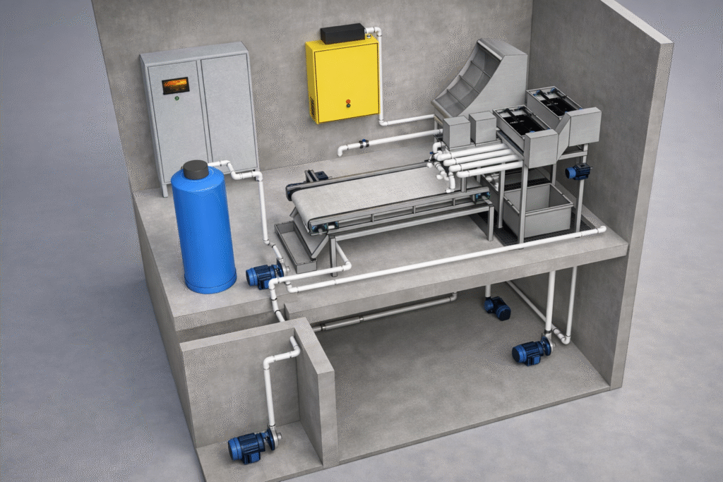 Planta de tratamiento compacta